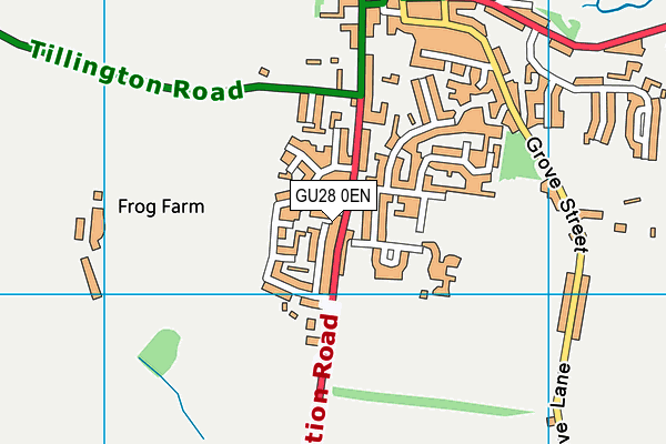 GU28 0EN map - OS VectorMap District (Ordnance Survey)