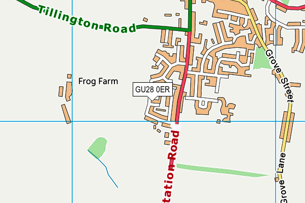 GU28 0ER map - OS VectorMap District (Ordnance Survey)