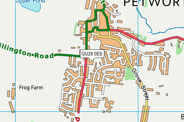 GU28 0ES map - OS VectorMap District (Ordnance Survey)