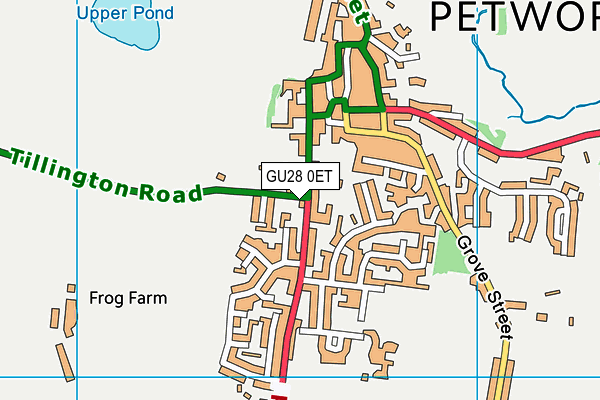 GU28 0ET map - OS VectorMap District (Ordnance Survey)