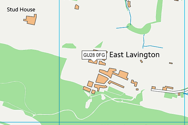 GU28 0FG map - OS VectorMap District (Ordnance Survey)