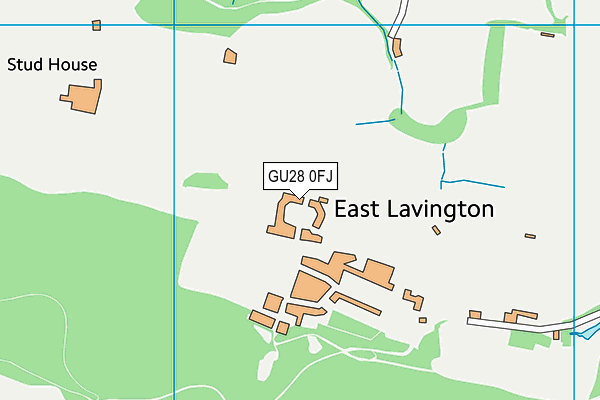 GU28 0FJ map - OS VectorMap District (Ordnance Survey)