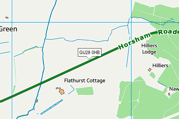 GU28 0HB map - OS VectorMap District (Ordnance Survey)