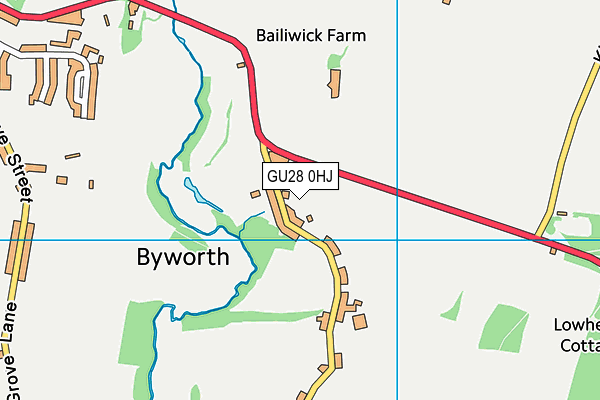 GU28 0HJ map - OS VectorMap District (Ordnance Survey)