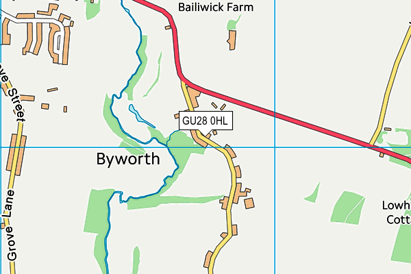 GU28 0HL map - OS VectorMap District (Ordnance Survey)