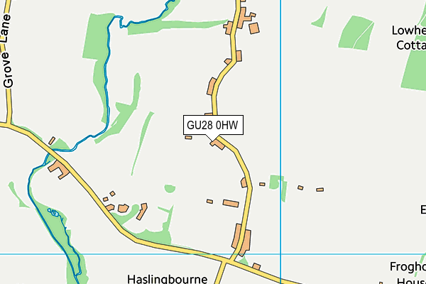 GU28 0HW map - OS VectorMap District (Ordnance Survey)