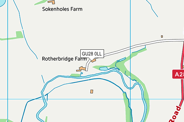 GU28 0LL map - OS VectorMap District (Ordnance Survey)