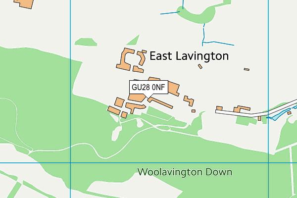 GU28 0NF map - OS VectorMap District (Ordnance Survey)