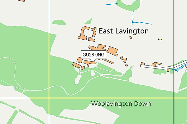 GU28 0NG map - OS VectorMap District (Ordnance Survey)