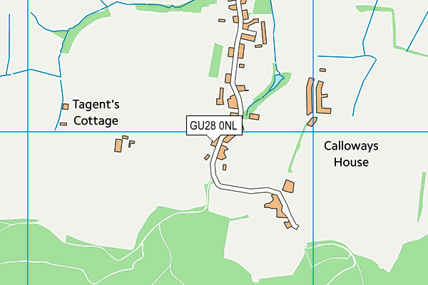 GU28 0NL map - OS VectorMap District (Ordnance Survey)