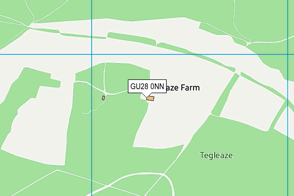 GU28 0NN map - OS VectorMap District (Ordnance Survey)