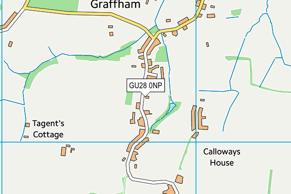 GU28 0NP map - OS VectorMap District (Ordnance Survey)