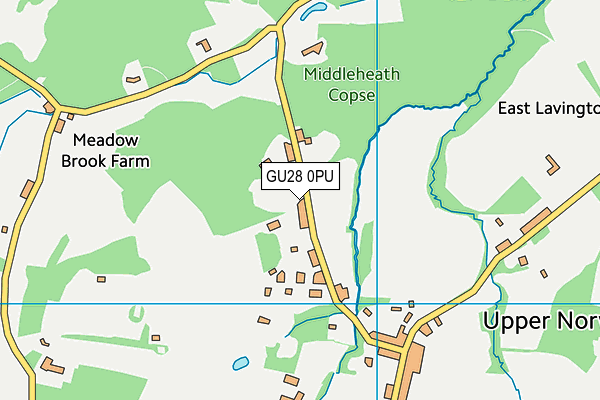 GU28 0PU map - OS VectorMap District (Ordnance Survey)