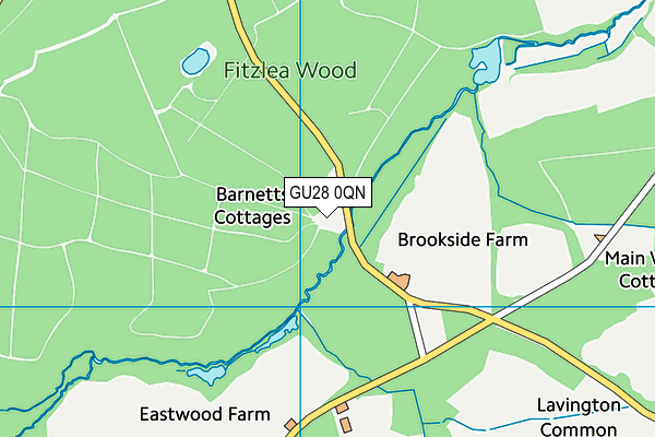 GU28 0QN map - OS VectorMap District (Ordnance Survey)