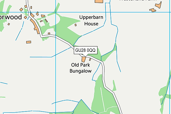 GU28 0QQ map - OS VectorMap District (Ordnance Survey)