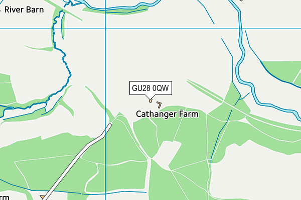 GU28 0QW map - OS VectorMap District (Ordnance Survey)