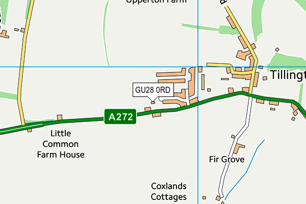 GU28 0RD map - OS VectorMap District (Ordnance Survey)