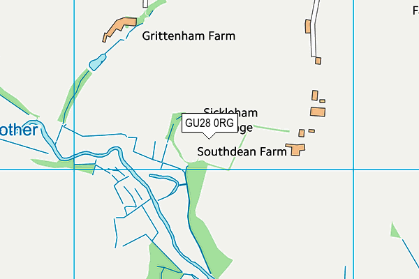 GU28 0RG map - OS VectorMap District (Ordnance Survey)