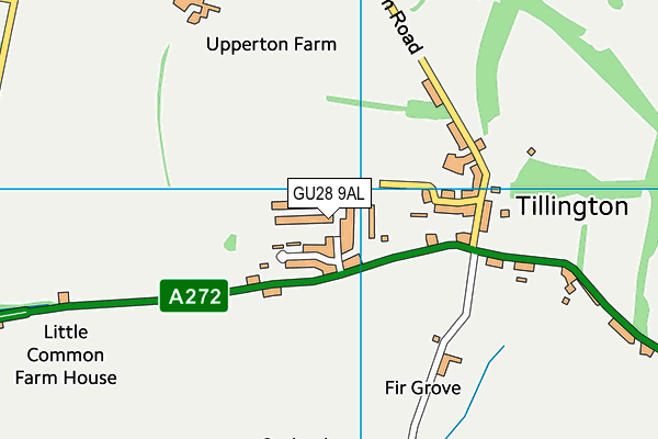 GU28 9AL map - OS VectorMap District (Ordnance Survey)