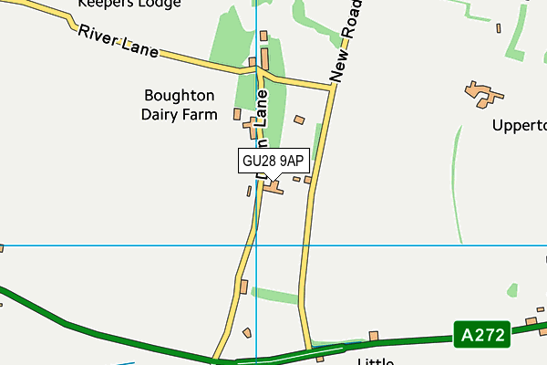 GU28 9AP map - OS VectorMap District (Ordnance Survey)