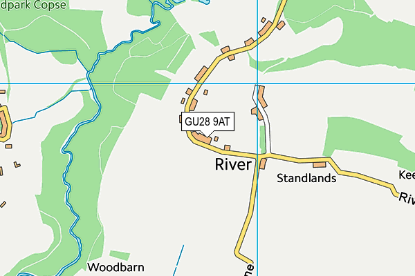 GU28 9AT map - OS VectorMap District (Ordnance Survey)