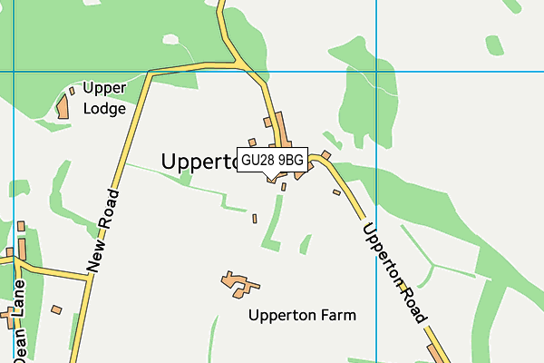 GU28 9BG map - OS VectorMap District (Ordnance Survey)