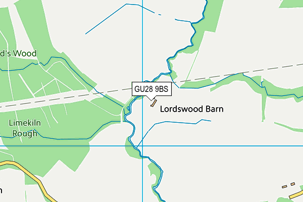 GU28 9BS map - OS VectorMap District (Ordnance Survey)