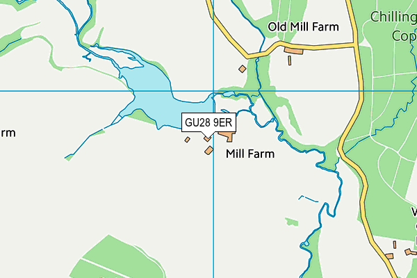 GU28 9ER map - OS VectorMap District (Ordnance Survey)