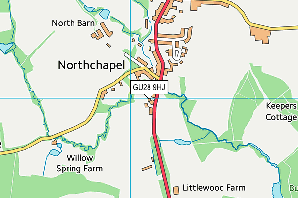 GU28 9HJ map - OS VectorMap District (Ordnance Survey)