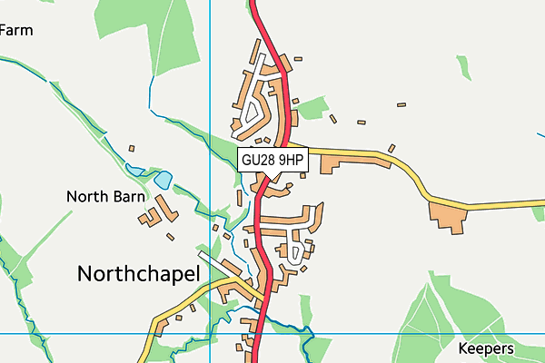 GU28 9HP map - OS VectorMap District (Ordnance Survey)