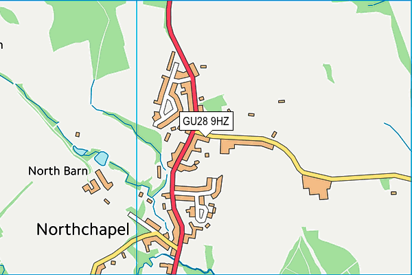 Northchapel Village Green map (GU28 9HZ) - OS VectorMap District (Ordnance Survey)