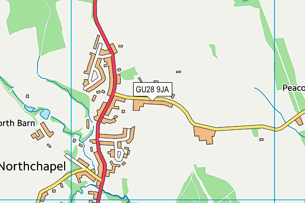 Northchapel Community Primary School map (GU28 9JA) - OS VectorMap District (Ordnance Survey)