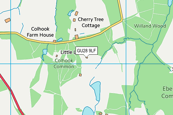 GU28 9LF map - OS VectorMap District (Ordnance Survey)