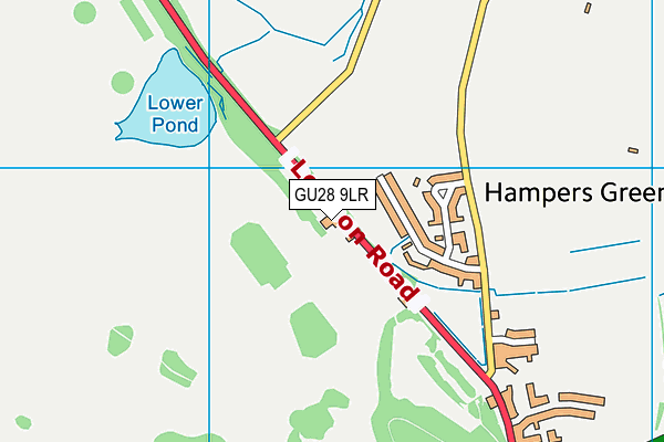 GU28 9LR map - OS VectorMap District (Ordnance Survey)