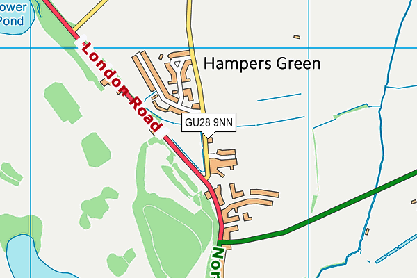 GU28 9NN map - OS VectorMap District (Ordnance Survey)