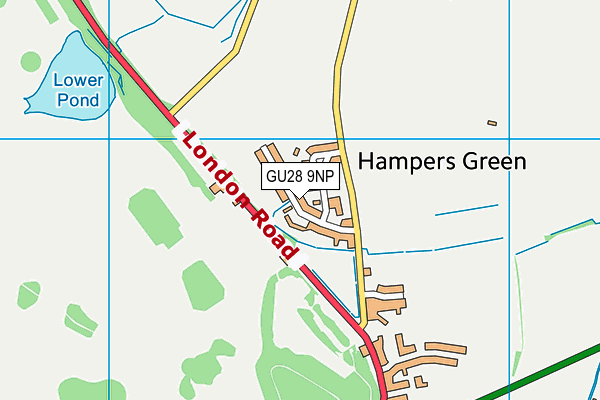 GU28 9NP map - OS VectorMap District (Ordnance Survey)