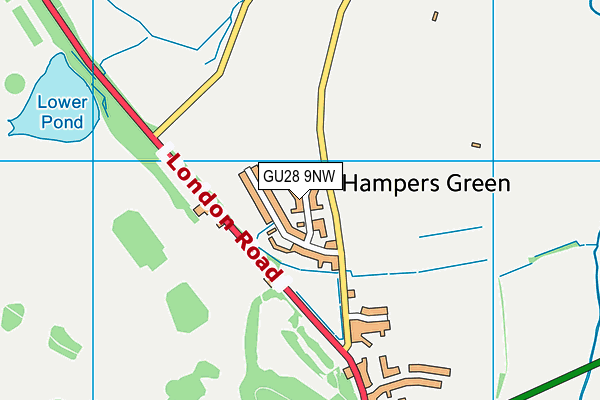 GU28 9NW map - OS VectorMap District (Ordnance Survey)