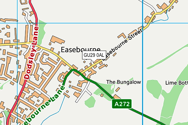 Map of EASEBOURNE STREET 1960 LIMITED at district scale