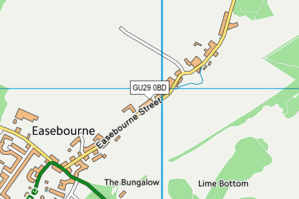 Easebourne C Of E Primary School (Closed) map (GU29 0BD) - OS VectorMap District (Ordnance Survey)