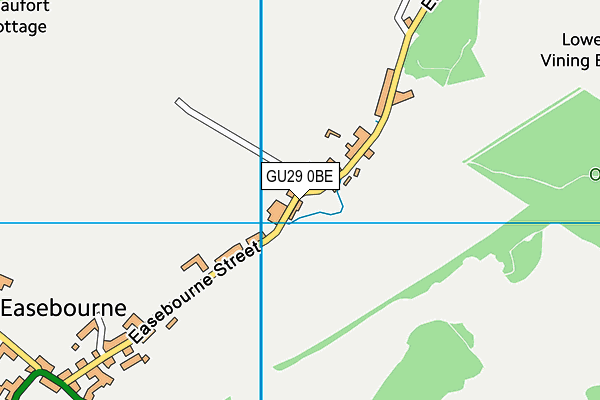 GU29 0BE map - OS VectorMap District (Ordnance Survey)