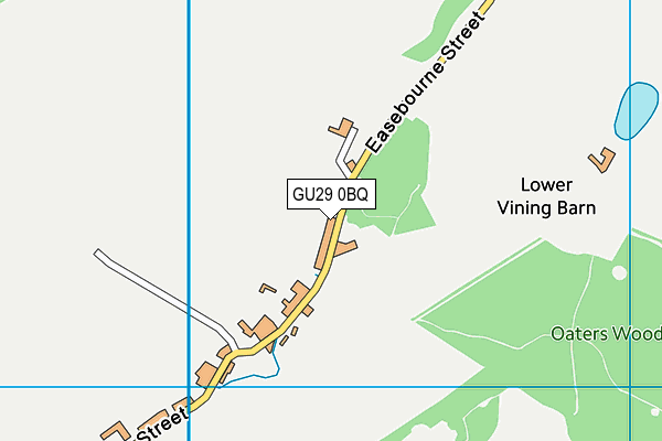 GU29 0BQ map - OS VectorMap District (Ordnance Survey)