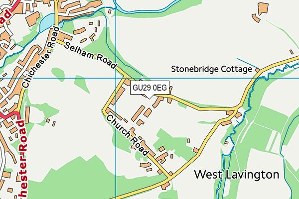 GU29 0EG map - OS VectorMap District (Ordnance Survey)