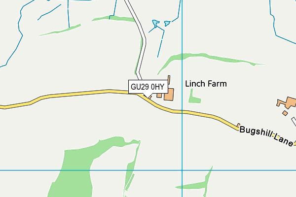 GU29 0HY map - OS VectorMap District (Ordnance Survey)