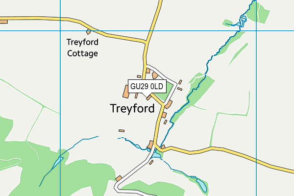 GU29 0LD map - OS VectorMap District (Ordnance Survey)