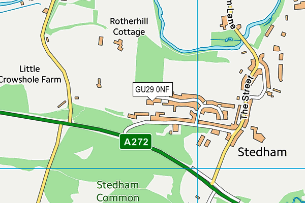 GU29 0NF map - OS VectorMap District (Ordnance Survey)