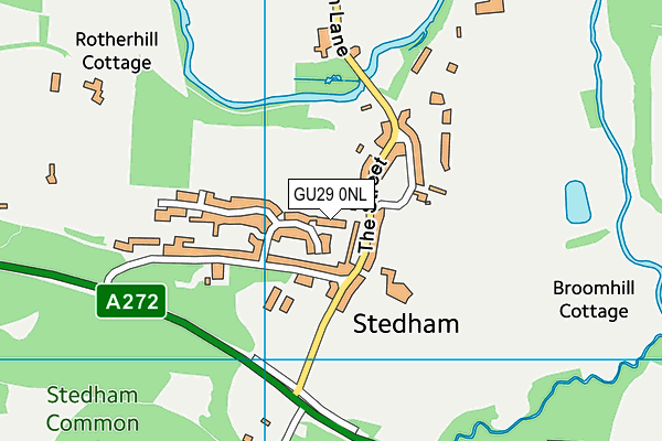 GU29 0NL map - OS VectorMap District (Ordnance Survey)