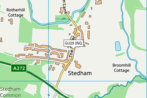 Stedham Sports Field map (GU29 0NQ) - OS VectorMap District (Ordnance Survey)