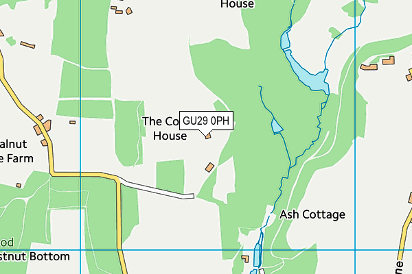 GU29 0PH map - OS VectorMap District (Ordnance Survey)