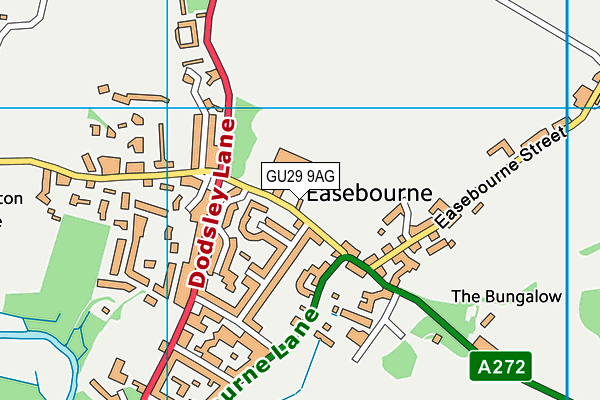 Easebourne C Of E Primary School map (GU29 9AG) - OS VectorMap District (Ordnance Survey)