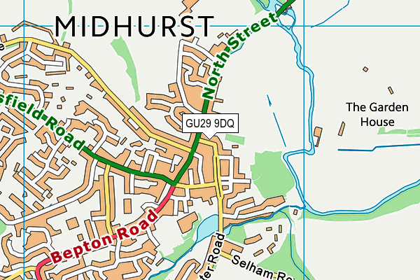 Map of HEATHFIELD GREEN (MIDHURST) LIMITED at district scale